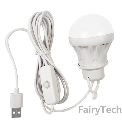 LED Lantern Camp Light USB Bulb