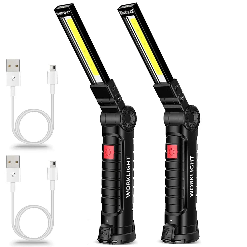 Rechargeable LED Work Light Flashlight