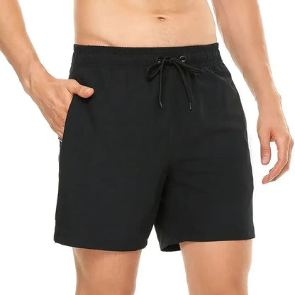 Elastic Closure Men's Swim Trunks