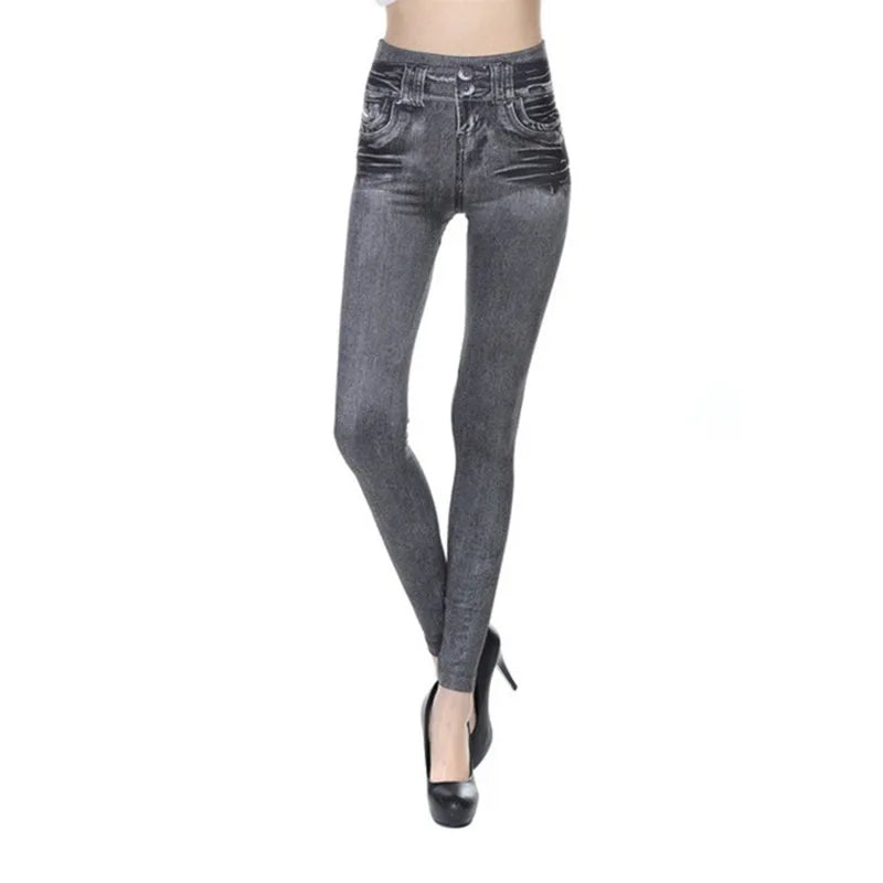 Women’s Denim Print Leggings