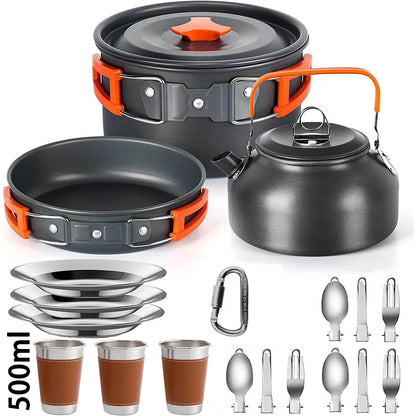 Camping Cooking Set Non-Stick Pots