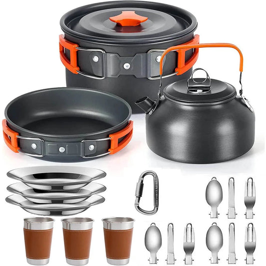 Camping Cooking Set Non-Stick Pots