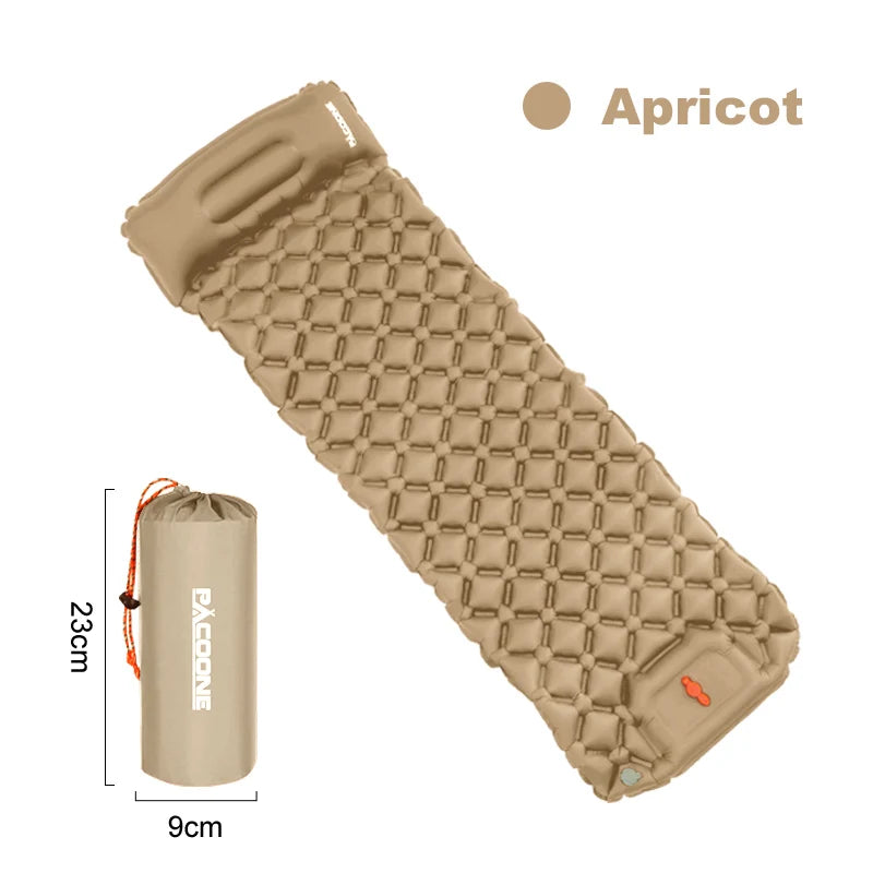 Outdoor Inflatable Sleeping Pad with Pump