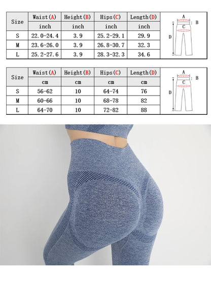 Seamless Push-Up Sport Leggings