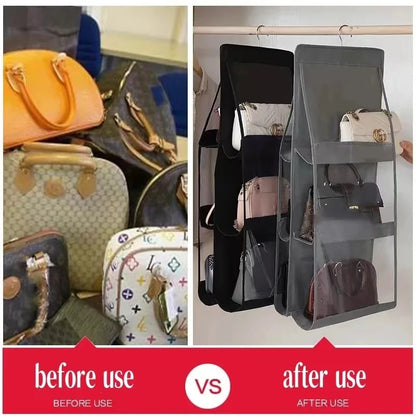 Hanging Handbag Closet Organizer