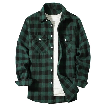 Men’s Classic Plaid Button-Up