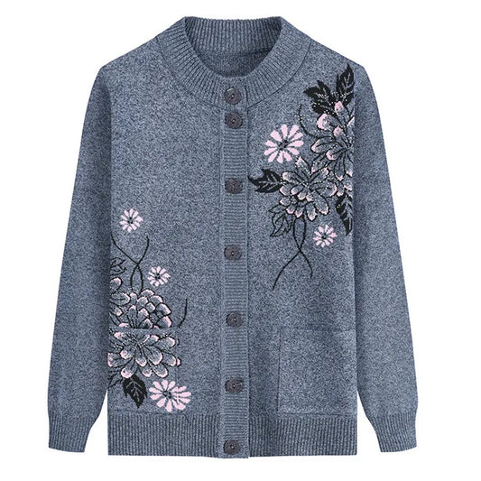 Elderly Women's Autumn Winter Sweater