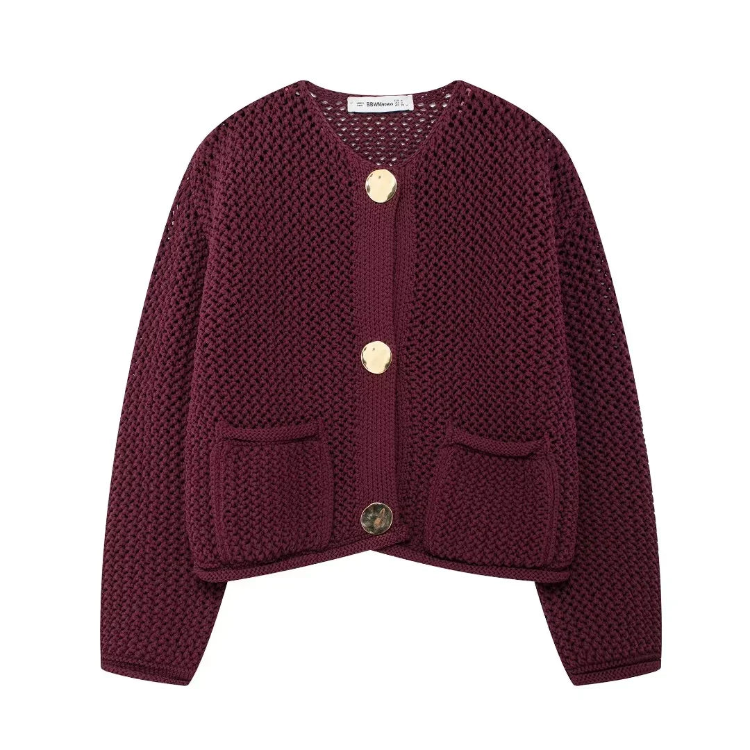 Autumn Winter Knitted Cardigan