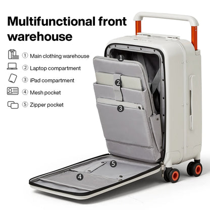 Wide Handle Carry-On Luggage