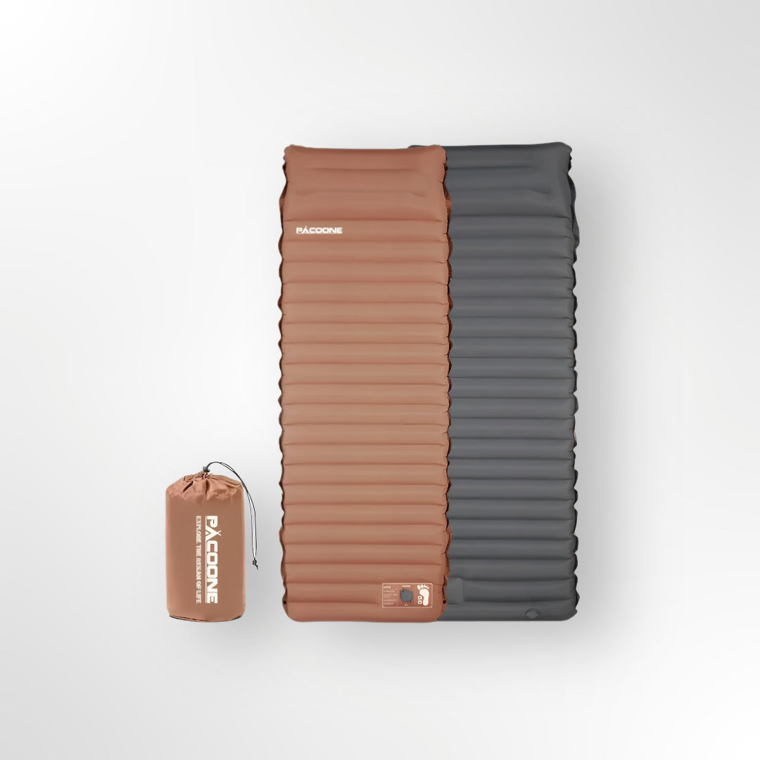 PACOONE Air Mattress - 1-Person | Ultralight & Waterproof | Built-in Pump | 1.0kg