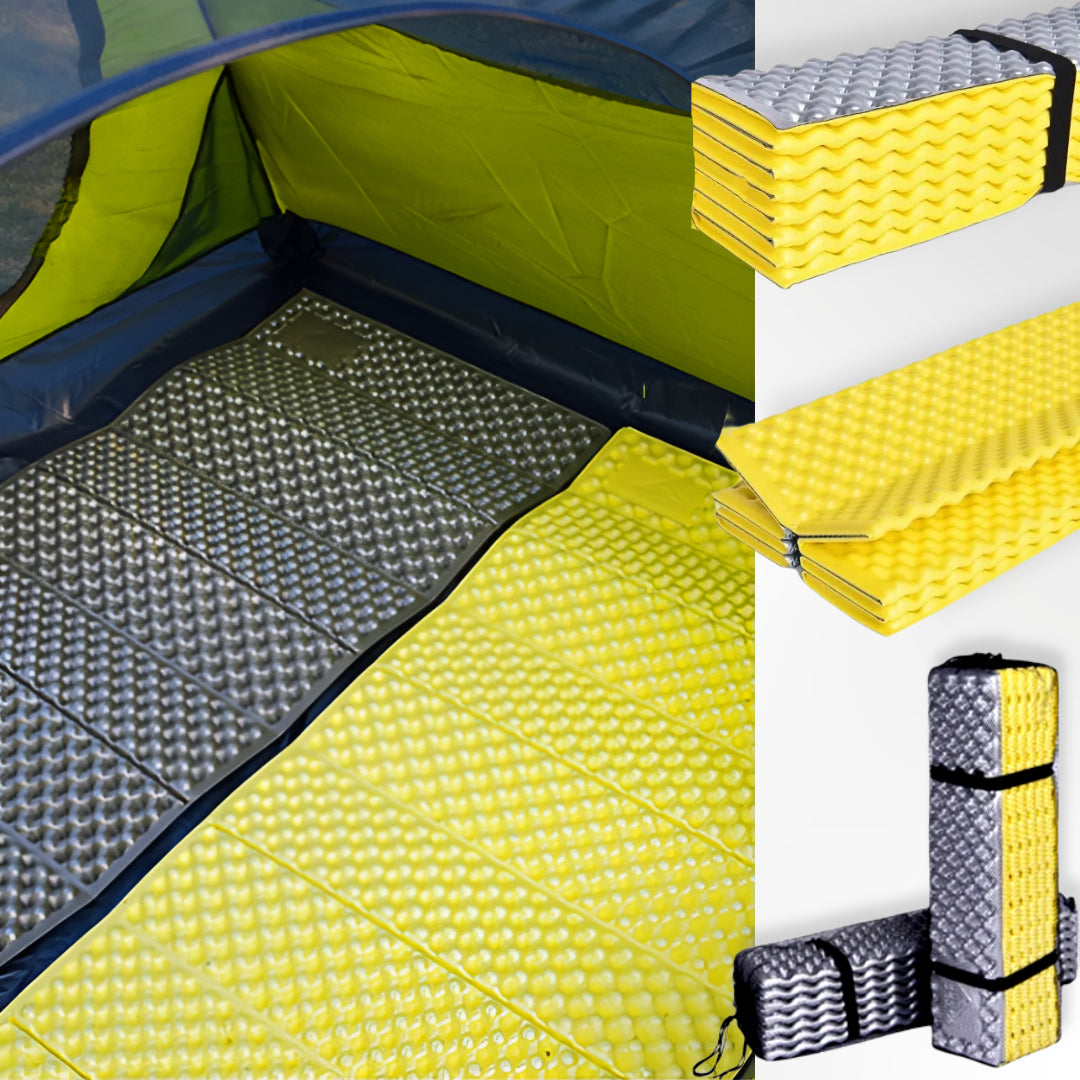 Foam Sleeping Pad - 1-Person | Heat-Reflective & Moistureproof | Lightweight | 1.8cm Thick