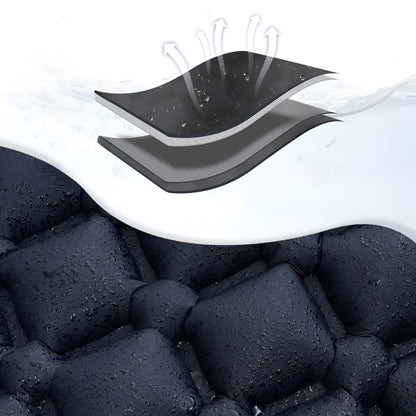 PACOONE - Sleeping Pad - 1-Person | Built-in Pump & Pillow | 550g | Waterproof 40D Nylon