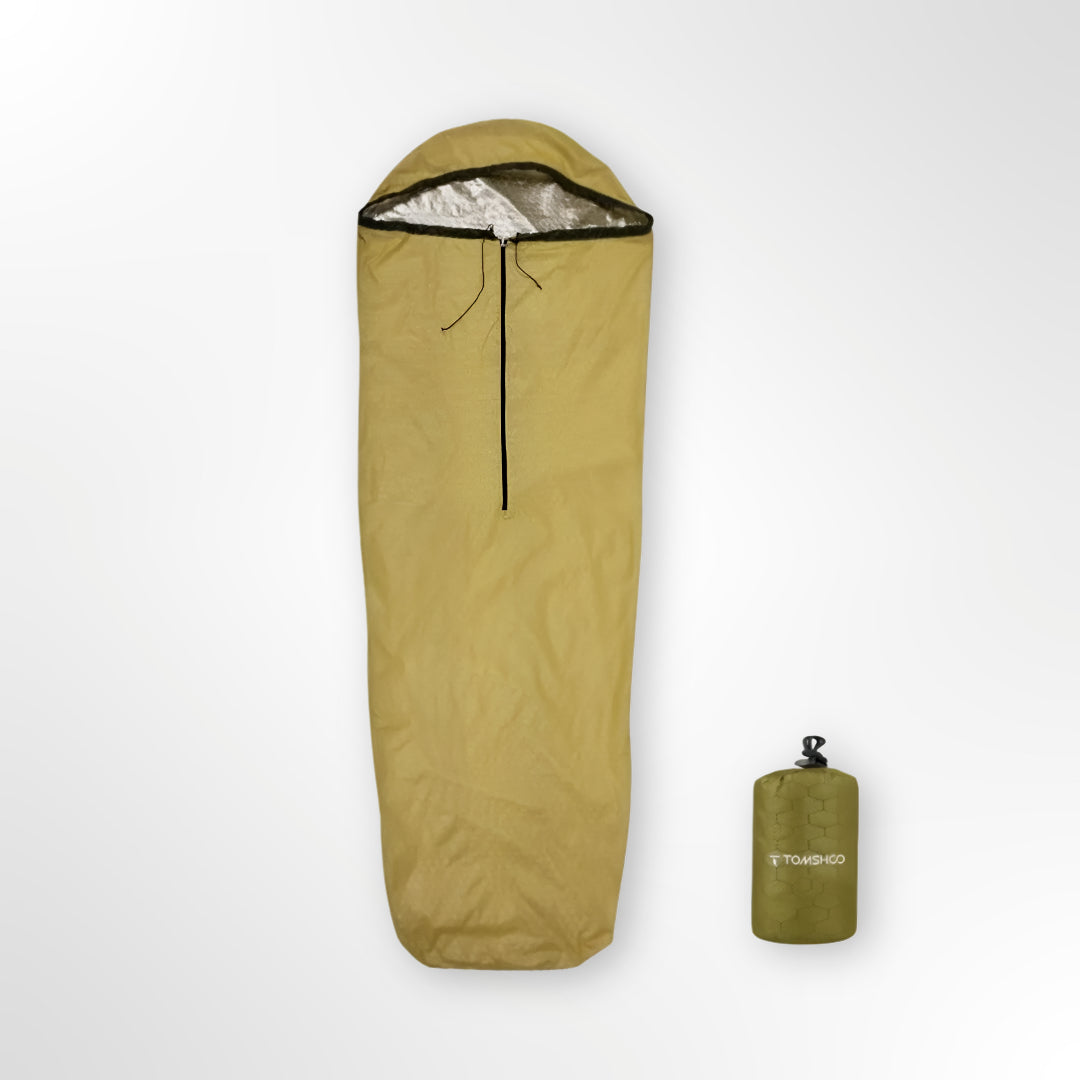 Emergency Thermal Sleeping Bag - 1-Person | Ultralight 180g | Heat-Reflective & Waterproof | Survival Use