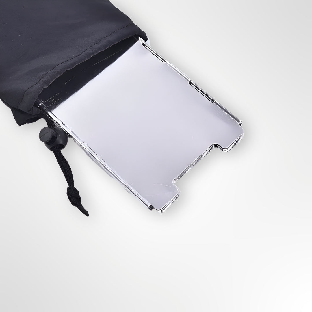 Foldable Wind Shield - Outdoor Camping Stove Screen | Lightweight & Portable | Windproof Barrier