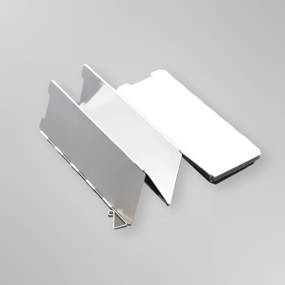 Foldable Wind Shield - Outdoor Camping Stove Screen | Lightweight & Portable | Windproof Barrier