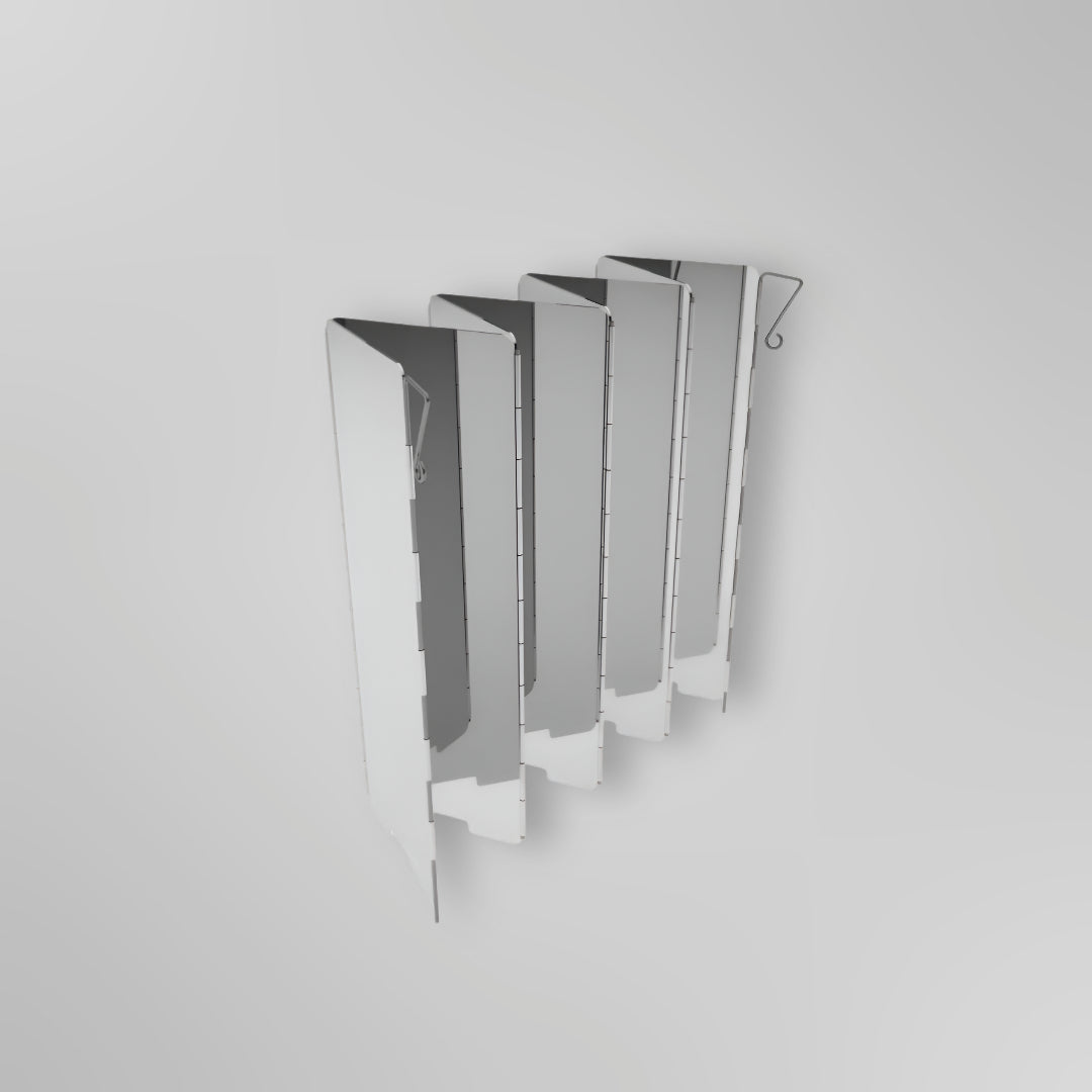 Foldable Wind Shield - Outdoor Camping Stove Screen | Lightweight & Portable | Windproof Barrier